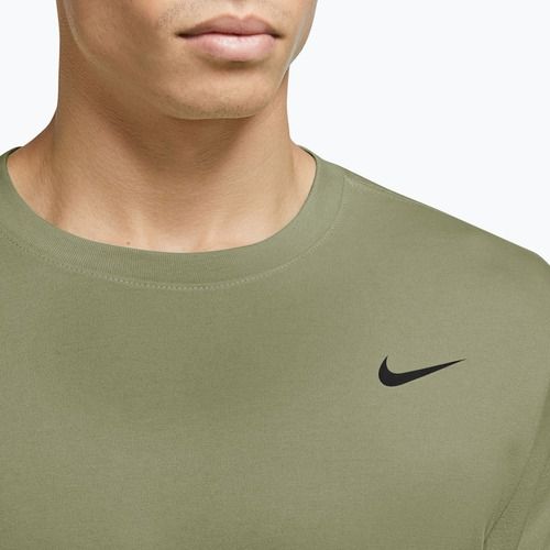 Tricou de antrenament bărbați Nike Dri-FIT dusty olive/black