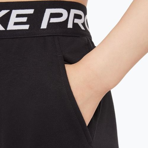 Pantaloni pentru copii Nike Pro Fleece black/black/black/white