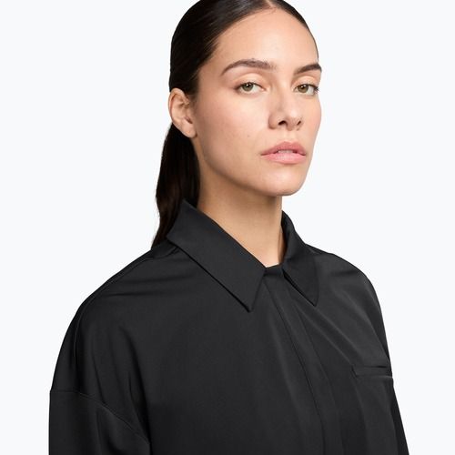 Tricou de antrenament pentru femei Nike 24.7 PerfectStretch black/dark smoke grey