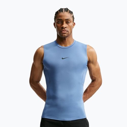Tricou de antrenament bărbați Nike Pro indigo storm/black