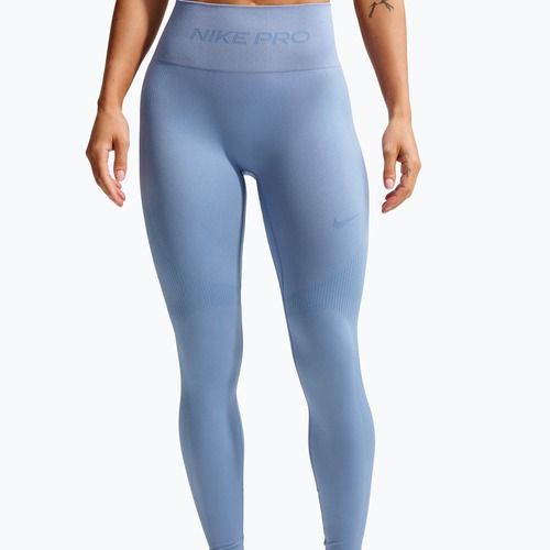 Colanți pentru femei Nike Pro Seamless work blue