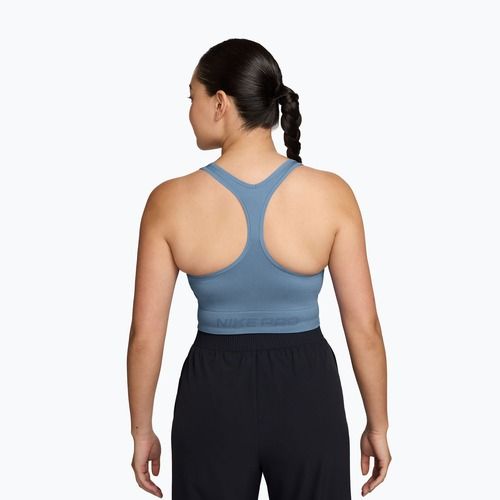 Tricou de antrenament pentru femei Nike Pro Seamless work blue