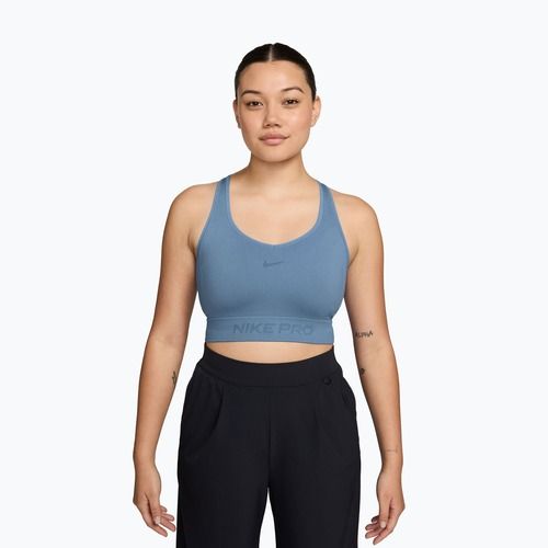 Tricou de antrenament pentru femei Nike Pro Seamless work blue