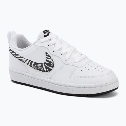 Pantofi Nike Court Borough Low alb/negru
