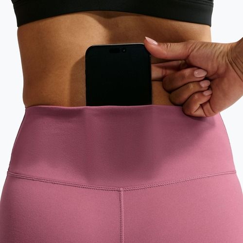 Colanți pentru femei Nike One Seamless Front pink smoke/white