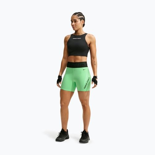 Pantaloni scurți de antrenament pentru femei Nike Pro Sculpt illusion green/cucumber calm/black/black