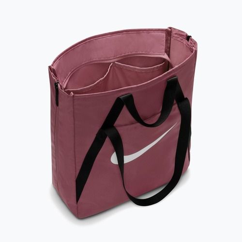 Geantă pentru femei Nike Gym Tote 28 l pink smoke/black/white