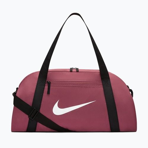 Geantă de antrenament pentru femei Nike Gym Club 24 l pink smoke/black/white