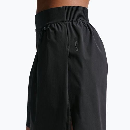 Pantaloni scurți de antrenament pentru femei Nike 24.7 PerfectStretch black/black/dark smoke grey