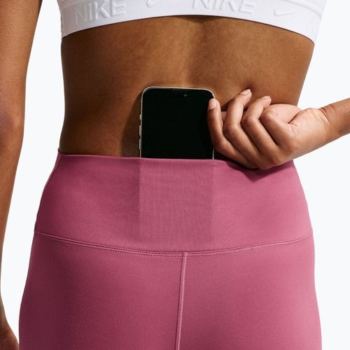 Colanți de damă Nike One High Waisted Flared pink smoke/white