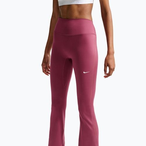 Colanți de damă Nike One High Waisted Flared pink smoke/white
