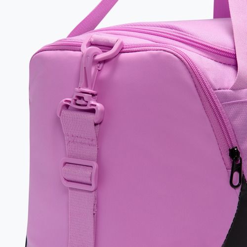 Geantă de antrenament Nike Brasilia Duffel Extra Small 24 l light magenta/black/black