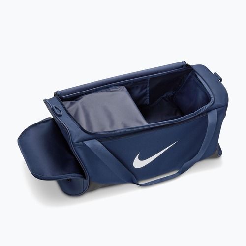 Geantă de antrenament Nike Brasilia Duffel Medium 60 l midnight navy/black/white