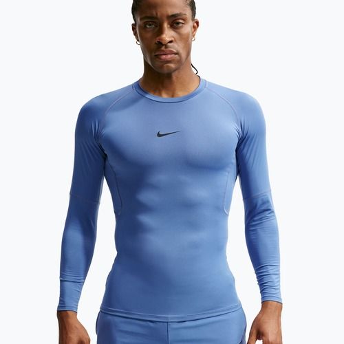 Longsleeve de antrenament pentru bărbați Nike Pro indigo storm/black