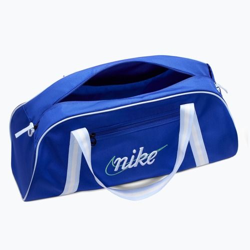 Geantă de antrenament pentru femei Nike Gym Club Retro 24 l old royal/hydrogen blue/hydrogen blue
