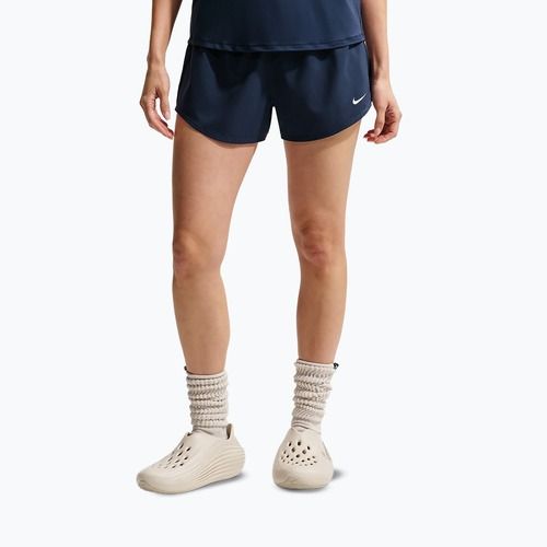 Pantaloni scurți de antrenament pentru femei Nike One midnight navy/white