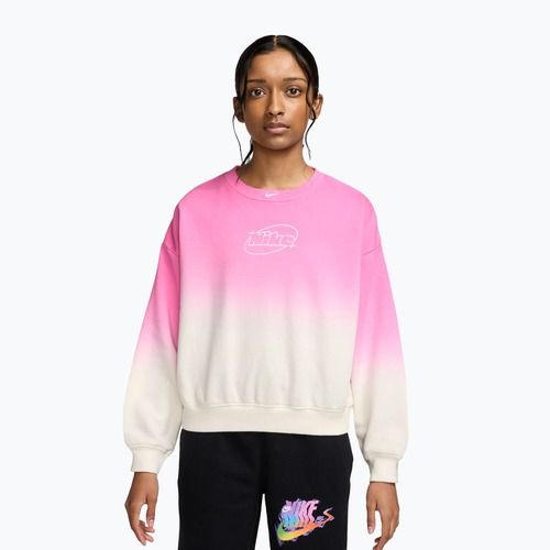 Bluză pentru copii Nike Sportswear Studio sail/playful pink/white