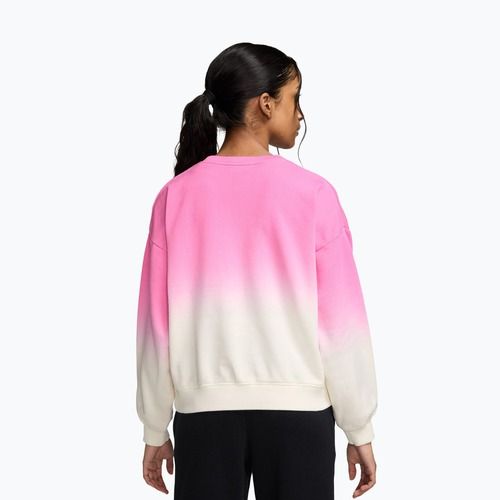 Bluză pentru copii Nike Sportswear Studio sail/playful pink/white