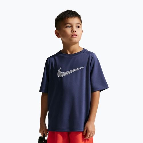 Tricou pentru copii Nike Multi Dri-Fit midnight navy/white
