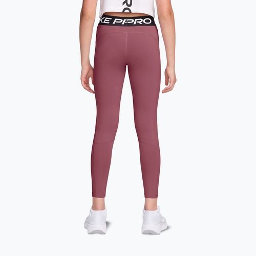 Colanți pentru copii Nike Pro pink smoke/white