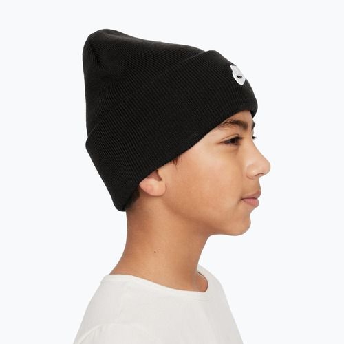 Căciulă de iarnă pentru copii Nike Peak black heather/white