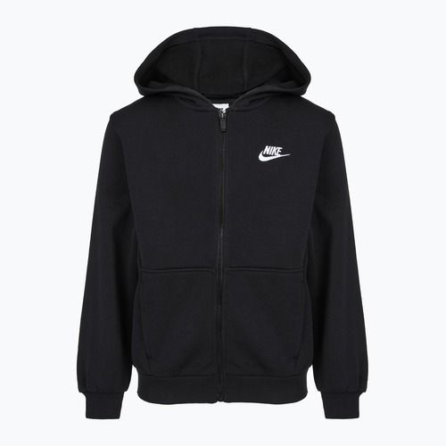 Bluză pentru copii Nike Club Fleece black/white