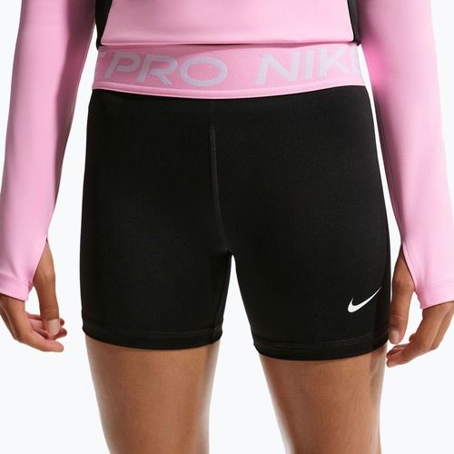 Pantaloni scurți pentru copii Nike Pro black/pink rise/white