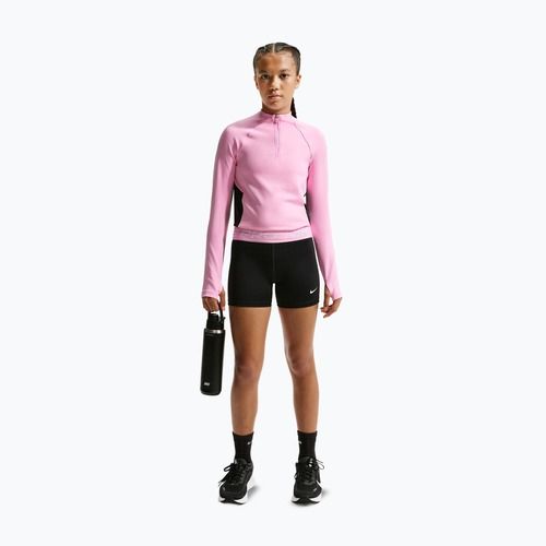 Pantaloni scurți pentru copii Nike Pro black/pink rise/white