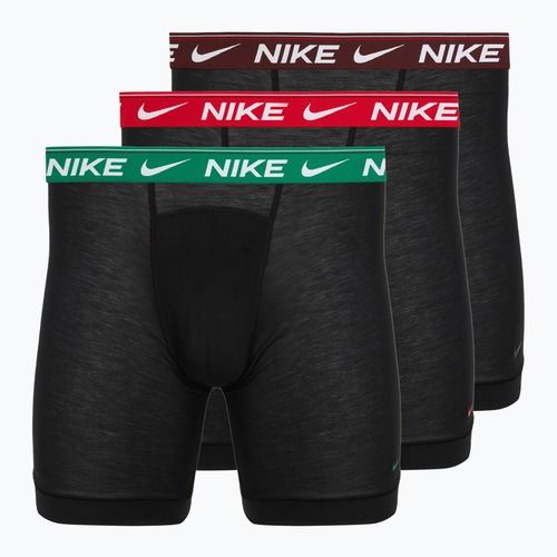 Boxeri pentru bărbați Nike Dri-FIT Ultra Comfort Long 3 pack gray