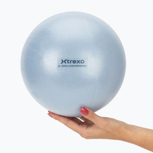 Minge de gimnastică mică XTREXO x Anna Lewandowska ball 20cm Azul Bruma