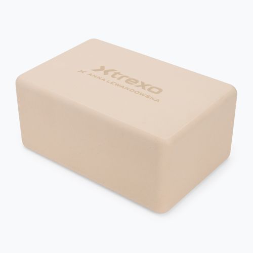 Cub pentru yoga XTREXO x Anna Lewandowska block Beige