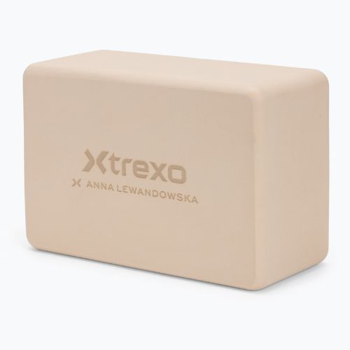 Cub pentru yoga XTREXO x Anna Lewandowska block Beige