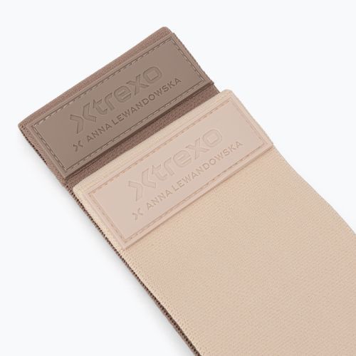Set de benzi pentru antrenament antrenament XTREXO x Anna Lewandowska bands Beige/Milktea