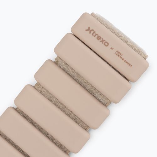 Greutăți pentru glezne și încheieturi XTREXO x Anna Lewandowska Bangles 205 Beige