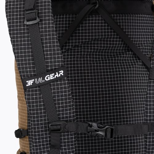 Rucsac de turism 3F UL Qidian Pro 46+10L Brown