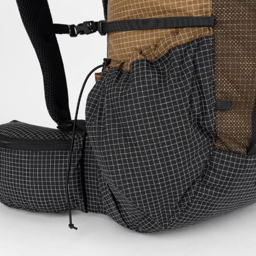 Rucsac de turism 3F UL Qidian Pro 46+10L Brown