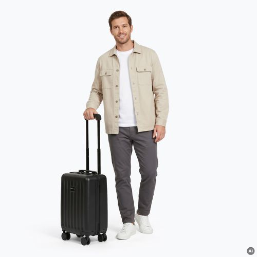 Valiză de călătorie pentru cabină Kadva Domingo Black
