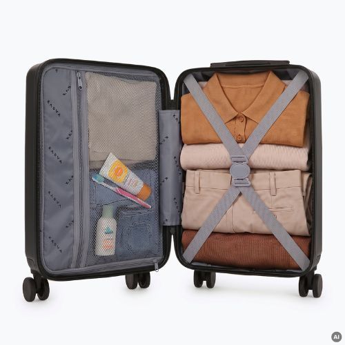 Valiză de călătorie pentru cabină Kadva Domingo Black