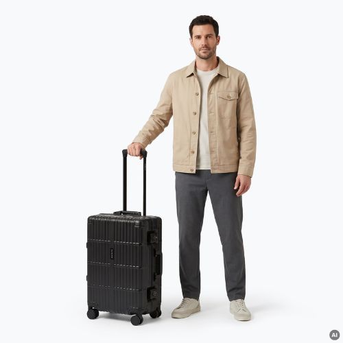 Valiză de călătorie Kadva Tigre 37l Black