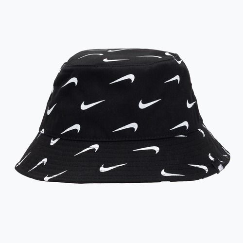Pălărie pentru copii Nike Swoosh Print Bucket black