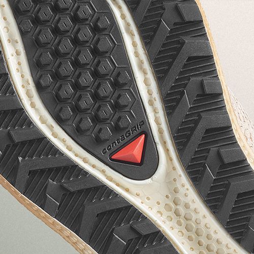 Încălțăminte de alergare pentru femei Salomon Aero Blaze 4 GRVL tapioca/vanilla ice