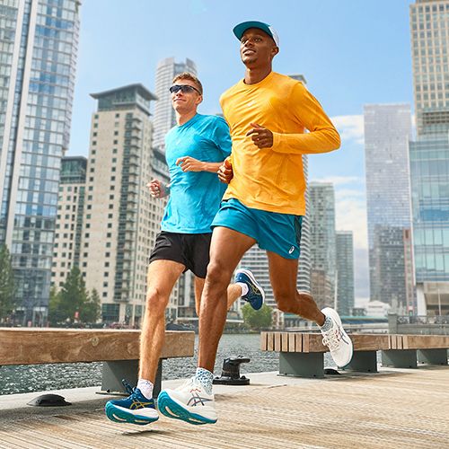 Încălțăminte de alergare pentru bărbați ASICS Gel-Cumulus 28 white/energy orange