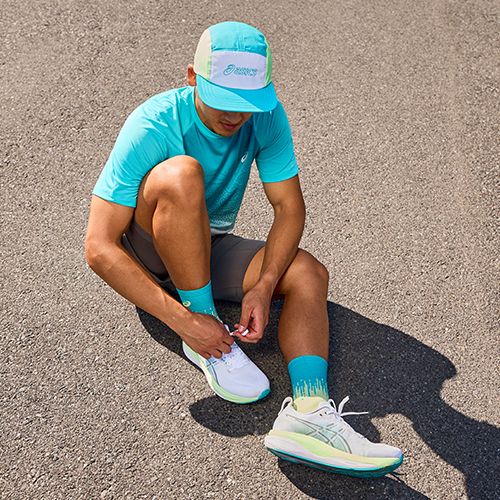 Încălțăminte de alergare pentru bărbați ASICS Gel-Kayano 33 white/stadium orange