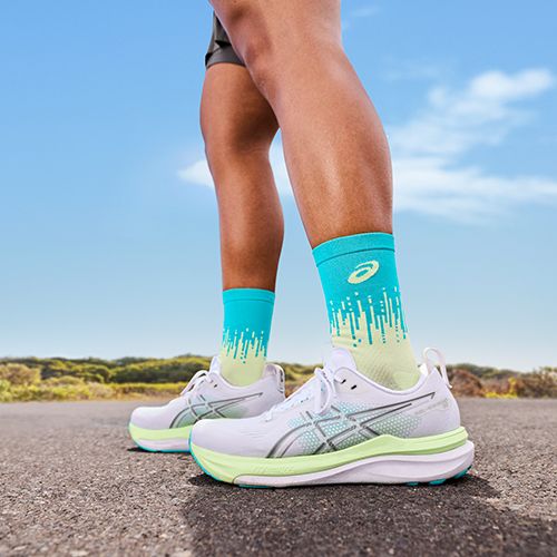 Încălțăminte de alergare pentru bărbați ASICS Gel-Kayano 33 white/stadium orange