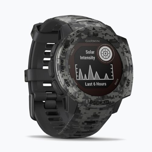 Ceas sport Garmin Instinct Solar Camo Edition, negru, 010-02293-05