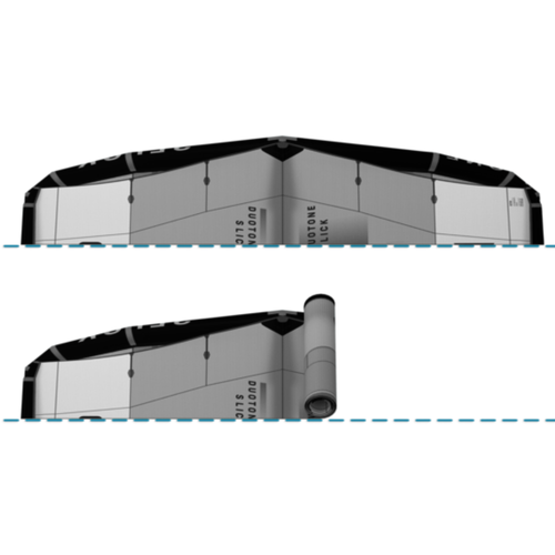 Aripă de aripă DUOTONE Wing Slick (CN) verde NP-120023-C3040