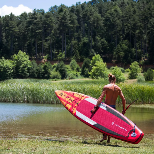 SUP AquaMarina Race - Racing iSUP, 4.27m/15cm roșu BT-21RA02