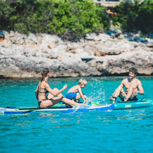Placă SUP Jobe Aero Leona 10.6 Inflatable SUP Pachet SUP albastră 486421010-PCS.