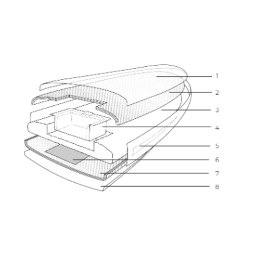 Planșă electrică Radinn Carve Tarifa B kit G3STD + STD batpk alb 910097AA