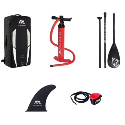 Placă SUP Aqua Marina Magma - Advanced All-Around iSUP, 3.4m/15cm, cu vâslă și lesă de siguranță portocalie BT-21MAP